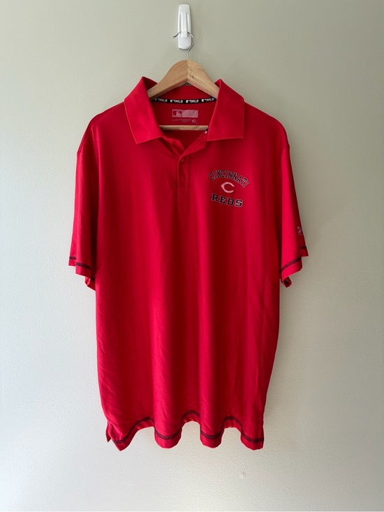 Mlb Genuine Merchandise Other - Cincinnati Reds Red Men's Polo Shirt - Team Logo